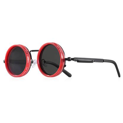 Adjustable Dimming Polarized Round Sunglasses