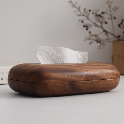 Walnut Tissue Box