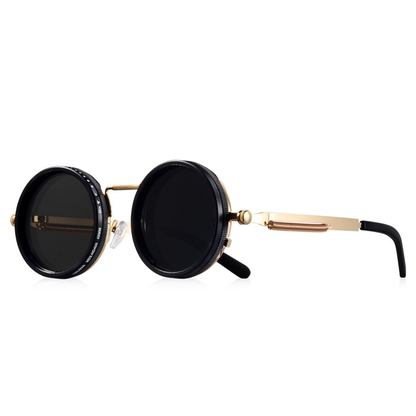 Adjustable Dimming Polarized Round Sunglasses
