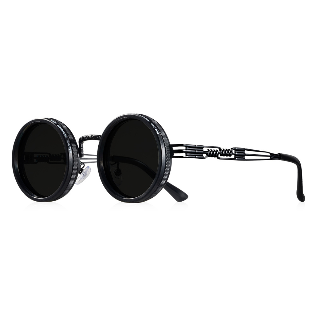 Adjustable Dimming Polarized Round Sunglasses